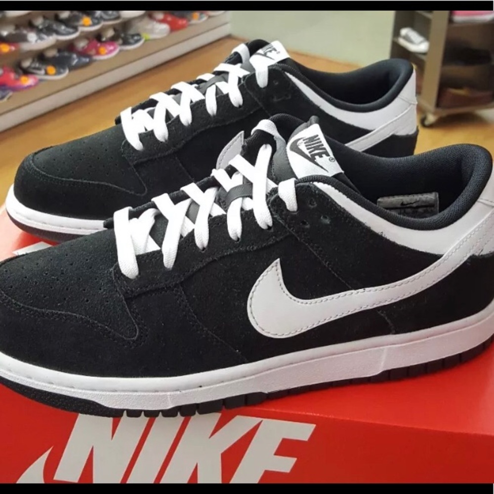 NIKE DUNK LOW 904234 001 BLACK/WHITE MEN US SZ 12